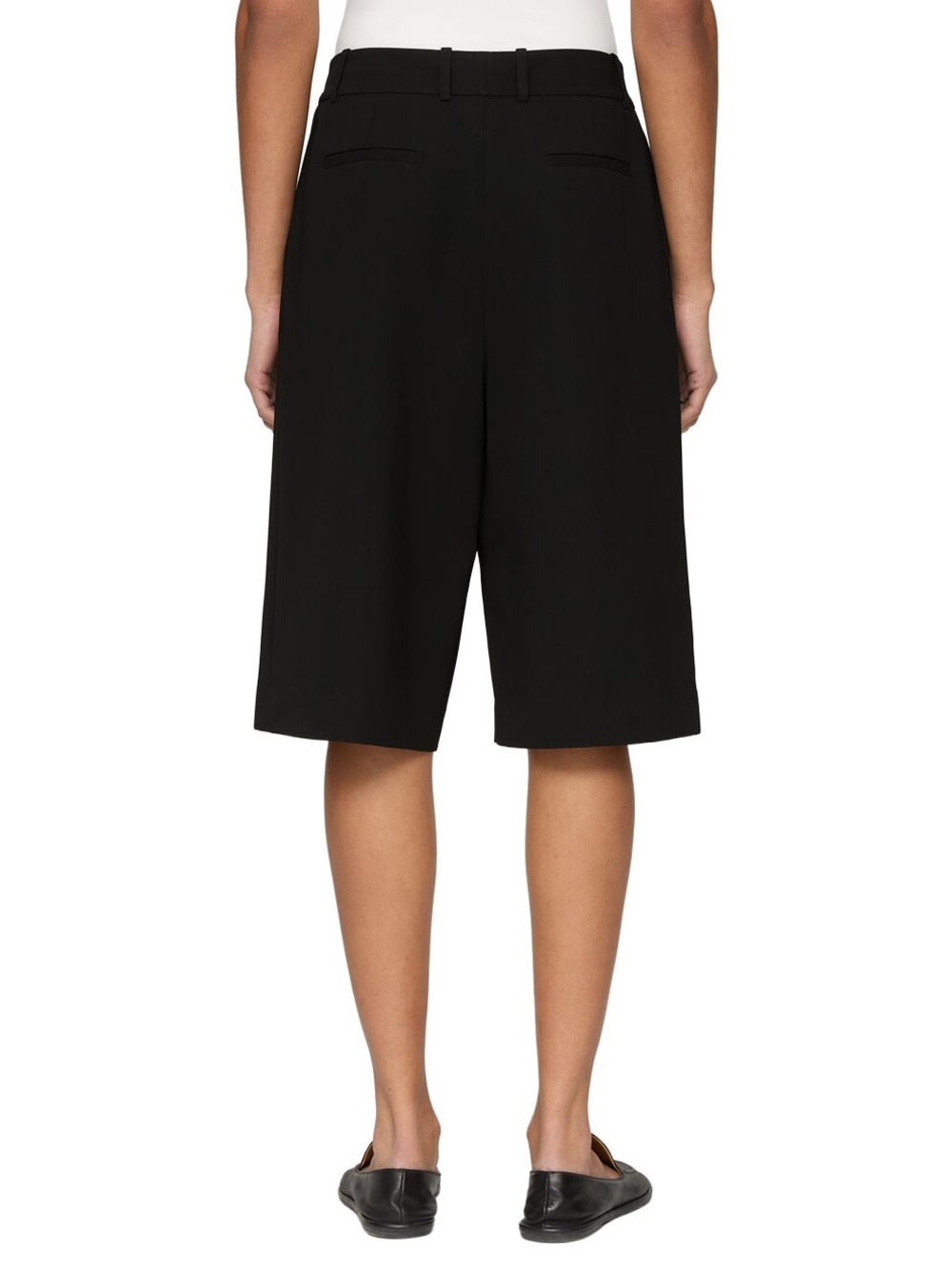Lafayette 148 New York Sutton Pleated Wide Leg Short - Picture 2 of 7